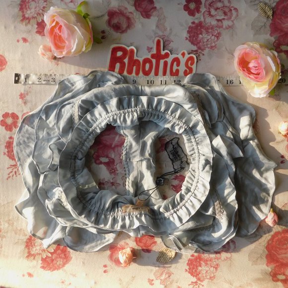 NWT Angelic Pale Blue Ruffle Soliana Shorts - Picture 4 of 7